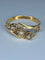Bague 55 Bague Or jaune, perles fines 58 Facettes