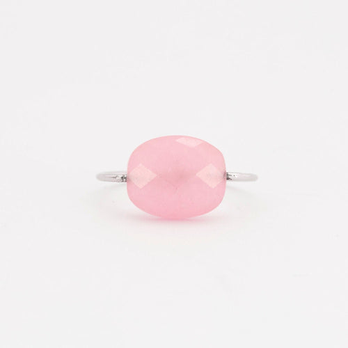 Bague 49 Bague Morganne Bello Cornaline rose 58 Facettes