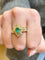 Bague 57 Bague émeraude poire et diamants 58 Facettes