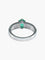 Bague Bague émeraude ovale et diamants baguette or blanc 58 Facettes LP15-23
