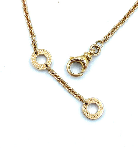 Collier BVLGARI. Collection Bzero 1, bracelet or rose et diamants 58 Facettes