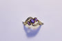 Bague 53 Bague Diamants et Améthystes 58 Facettes