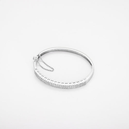 Bracelet Bracelet Or Gris, diamants 58 Facettes