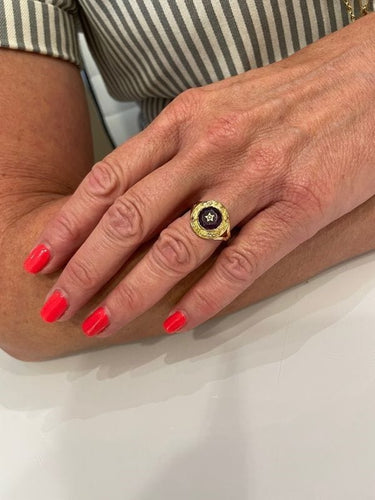 Bague 54 BAGUE AMÉTHYSTE NAPOLÉON III 58 Facettes 054341