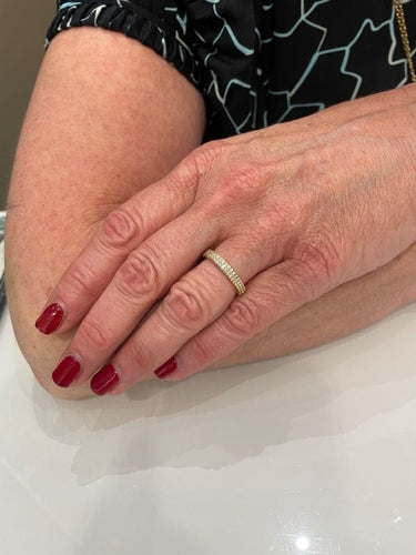 Bague ALLIANCE MODERNE DIAMANTS 58 Facettes 051761