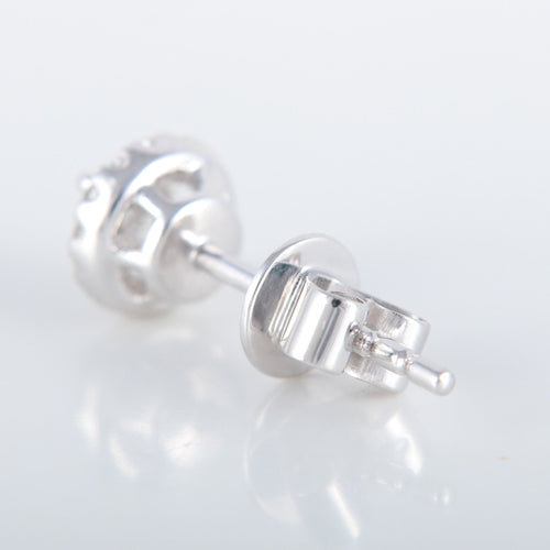 Boucles d'oreilles Paire de puces d'oreilles Diamants 58 Facettes