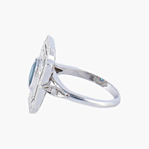 Bague 51 Bague Saphir et Diamants 58 Facettes