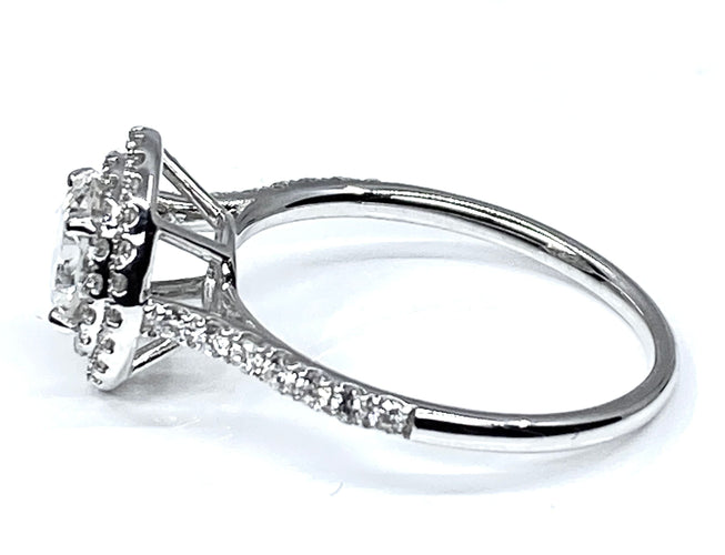 Bague 52 Bague diamants couleur G 58 Facettes AB254