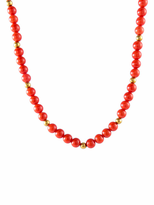 Collier Collier Corail Boules 58 Facettes