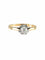 Bague BAGUE VINTAGE OR JAUNE ET DIAMANT 58 Facettes