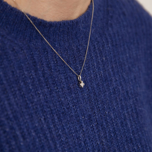 Collier Collier pendentif diamant solitaire 58 Facettes 220387