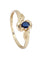 Bague 49 Bague moderne, saphir 58 Facettes 063911
