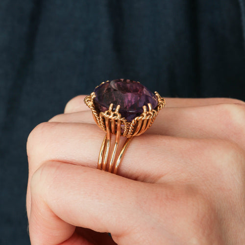 Bague Bague COCKTAIL améthyste FLEUR 58 Facettes 437