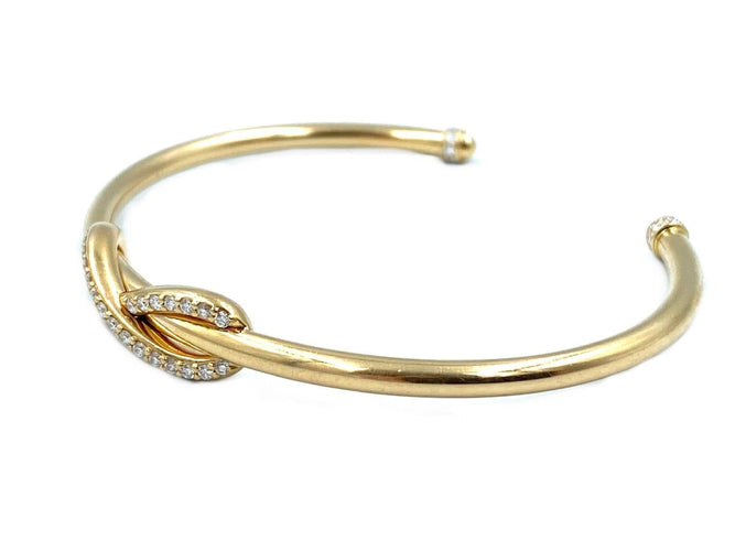Bracelet TIFFANY & Co. Bracelet Infinity or et diamants 58 Facettes