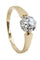 Bague 53 SOLITAIRE ANCIEN DIAMANT 0.27 CARAT 58 Facettes 054331