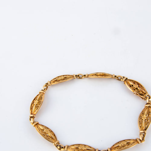 Bracelet Bracelet motifs filigranés en or jaune 58 Facettes