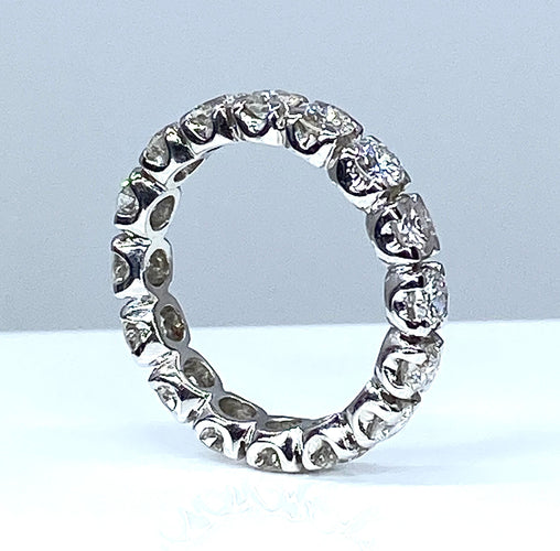 Bague 49 Alliance 16 diamants 1,80 carat 58 Facettes AB283