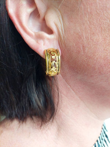 Boucles d'oreilles CLIPS SIGNÉS CHANEL 58 Facettes 072491