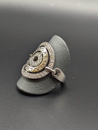 Bague 56 Bague BVLGARI modèle ASTRALE Diamants 58 Facettes