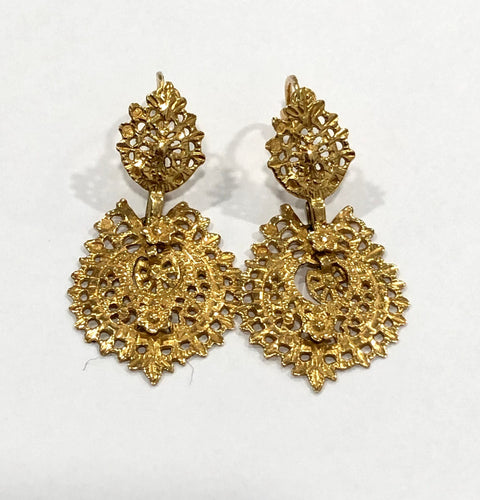 Boucles d'oreilles Dormeuses en Or jaune 58 Facettes