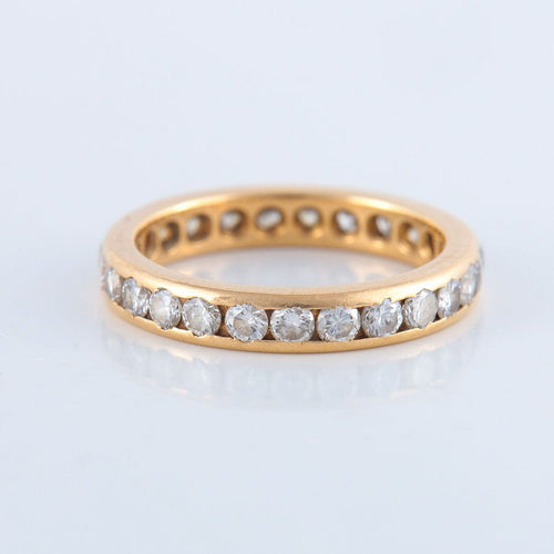 Bague 56 Alliance américaine Diamants 1ct 58 Facettes JE96