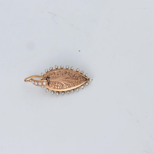 Pendentif Parure en or jaune, perles 58 Facettes