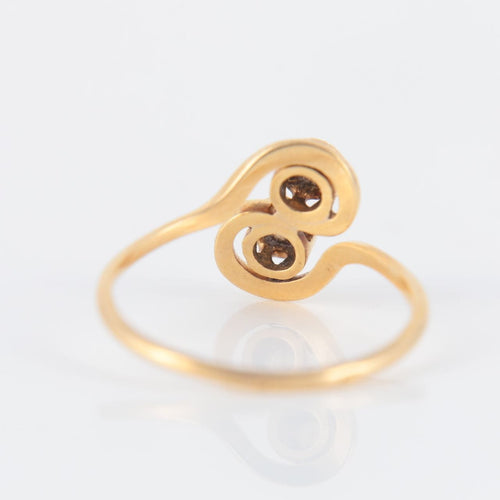 Bague 51.5 Bague Toi & Moi Perles 58 Facettes