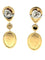 Boucles d'oreilles ROBERTO COIN. Boucles d’oreilles or rose, quartz et diamants 58 Facettes