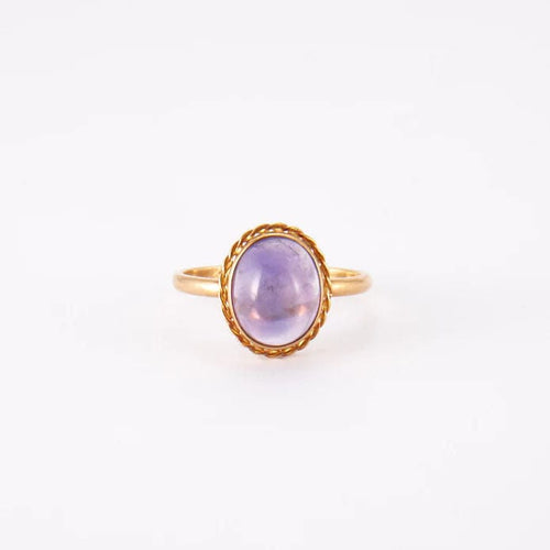 Bague 52 BAGUE CABOCHON D’AMÉTHYSTE 58 Facettes 1025