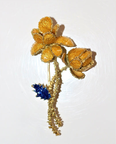 Broche Broche Fleurs émail 58 Facettes 485