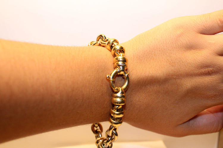 Bracelet Bracelet à gros maillons 58 Facettes 11704