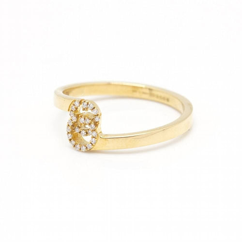 Bague 53 GUCCI - Bague Or jaune Diamants 58 Facettes D360449FJ