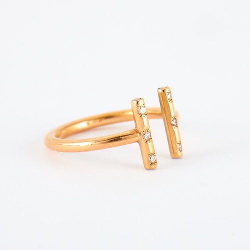 Bague Bague ouverte Diamants 58 Facettes