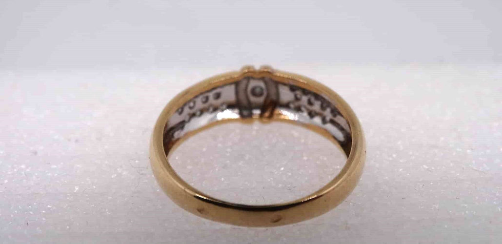 53 Bague Or et Diamants 58 Facettes 11646