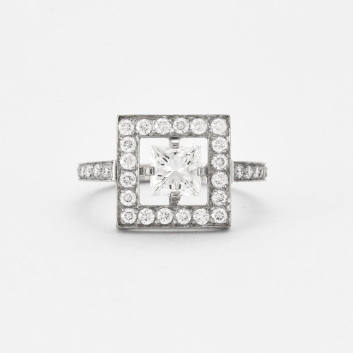 Bague 51 BOUCHERON - Bague AVA Diamant princesse 58 Facettes 230422