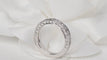 Bague 49.5 Demi alliance or blanc diamants 1ct 58 Facettes 30547