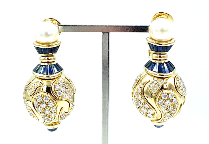Boucles d'oreilles CHOPARD. Collection Casmir, boucles d’oreilles 58 Facettes