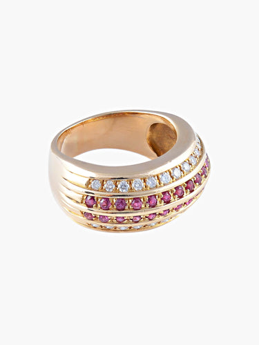 Bague 55 Bague Boule Rubis 58 Facettes