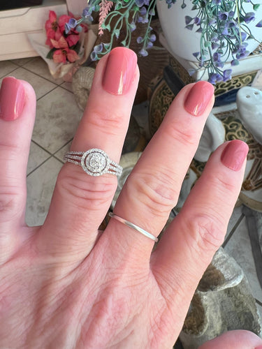 Bague 54.5 Bague Or Diamants 58 Facettes AA 1621