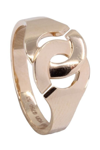 Bague 53 BAGUE MENOTTES DINH VAN R10 58 Facettes 062811