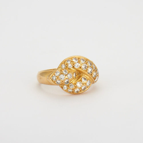 Bague 58 Bague or jaune, diamants 58 Facettes HS21071