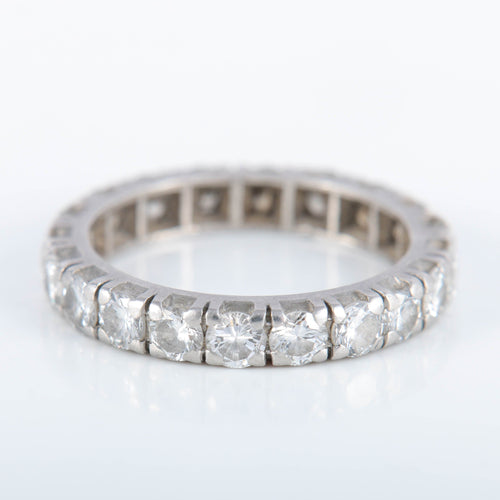 Bague 52 Alliance Platine 20 Diamants 58 Facettes 220392