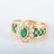Bague KORLOFF bague marguerite émeraude 58 Facettes