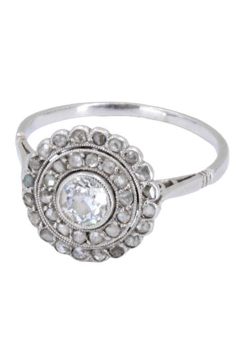 Bague BAGUE DIAMANTS ART-DÉCO 58 Facettes 060441