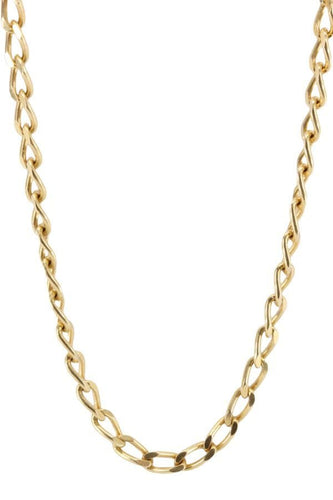 Collier CHAINE MAILLE GOURMETTE ALLONGÉE 58 Facettes 050311