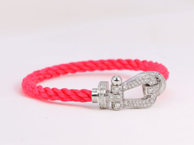 Bracelet FRED - Bracelet Force 10 en or blanc, diamants 58 Facettes 639