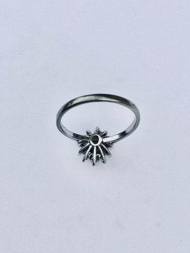 Bague 58 Bague Marguerite Emeraude Diamants 58 Facettes