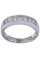 Bague 53 DEMI-ALLIANCE DIAMANTS PRINCESSE 58 Facettes 074031