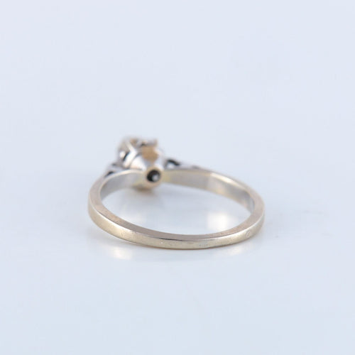 Bague 51 Bague Solitaire Diamant 0.06ct 58 Facettes JE111