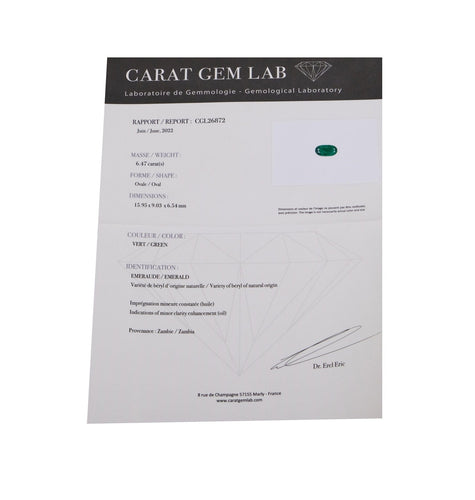Bague Bague émeraude diamants 58 Facettes